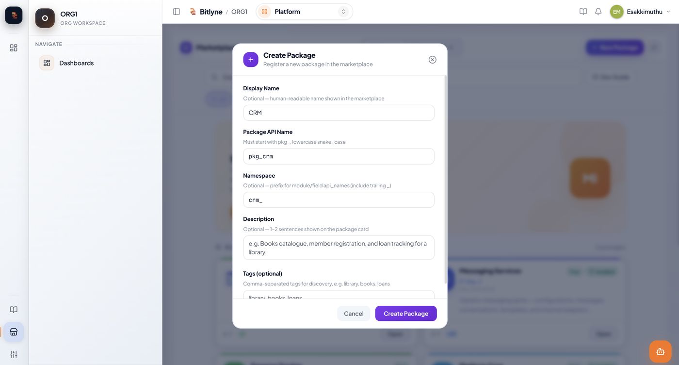 Create Package for marketplace publishers